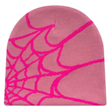 Spiderweb Beanie – Unisex Knitted Hat with Streetstyle Design
