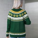 Lady Winter Knit – Nordic Knit Sweater with Atmospheric Pattern
