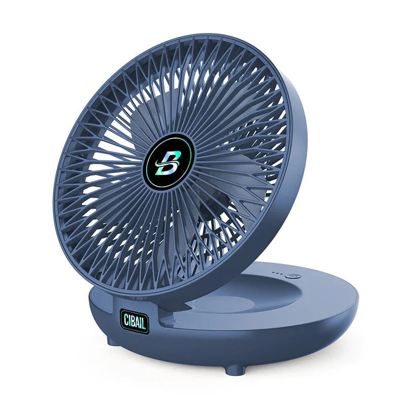 Elegant Bærbar Ventilator | Stilfuld, Sammenklappelig Ventilator for Komfort