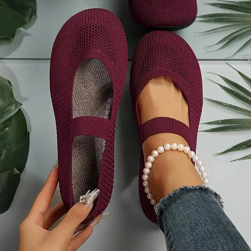 Let og Fleksibel Slip-on Sko til Damer