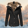 Ladies' Winter Jacket – Warm Jacket with Luxury Fur Collar and Hood