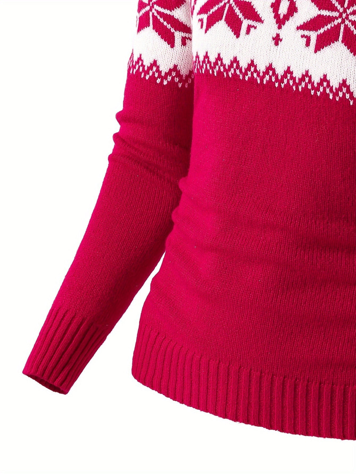 Herre vintertrøje med norsk mønster – varm jule- og vinter sweater