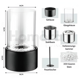 Bordpejs – Stilfuld Bærbar Stemningsvarmer til Indendørs & Udendørs Brug