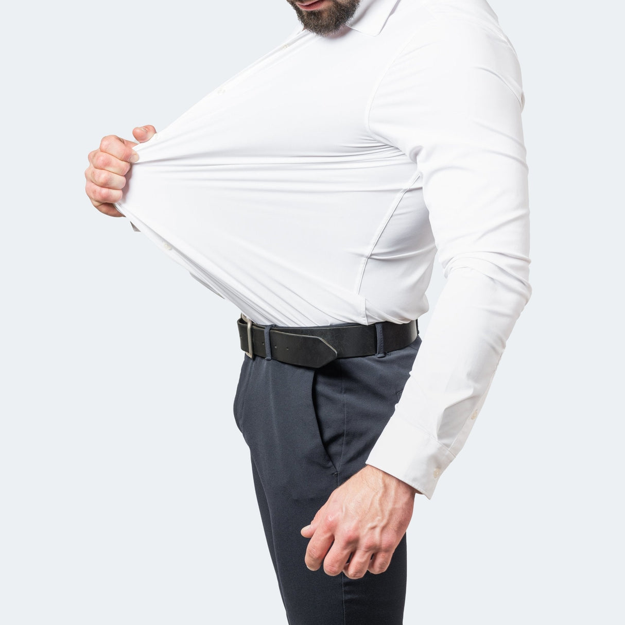 Krølfri Stretch Skjorte for Komfort og Stil