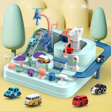 Magnetyczna Autostradowa Mata do Zabawy – Interaktywny Zestaw Przygodowy Montessori z Samochodami