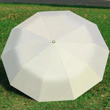 Automatisk Sammenklappelig Paraply – Kompakt & UV-beskyttende Design