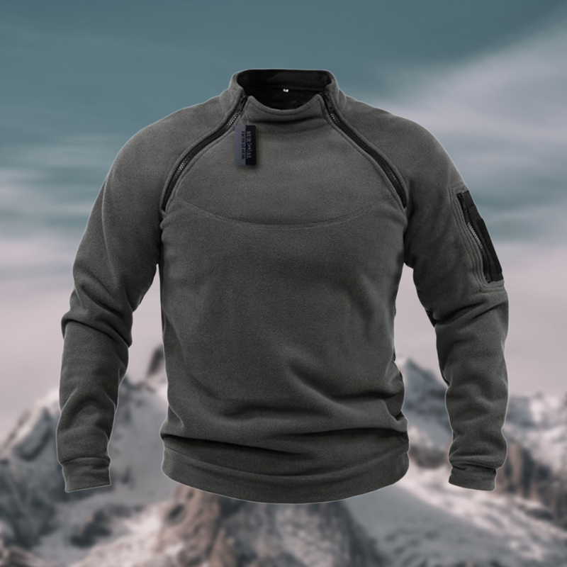 Varm og Komfortabel Herre Fleece Pullover med Sikkerhedslommer