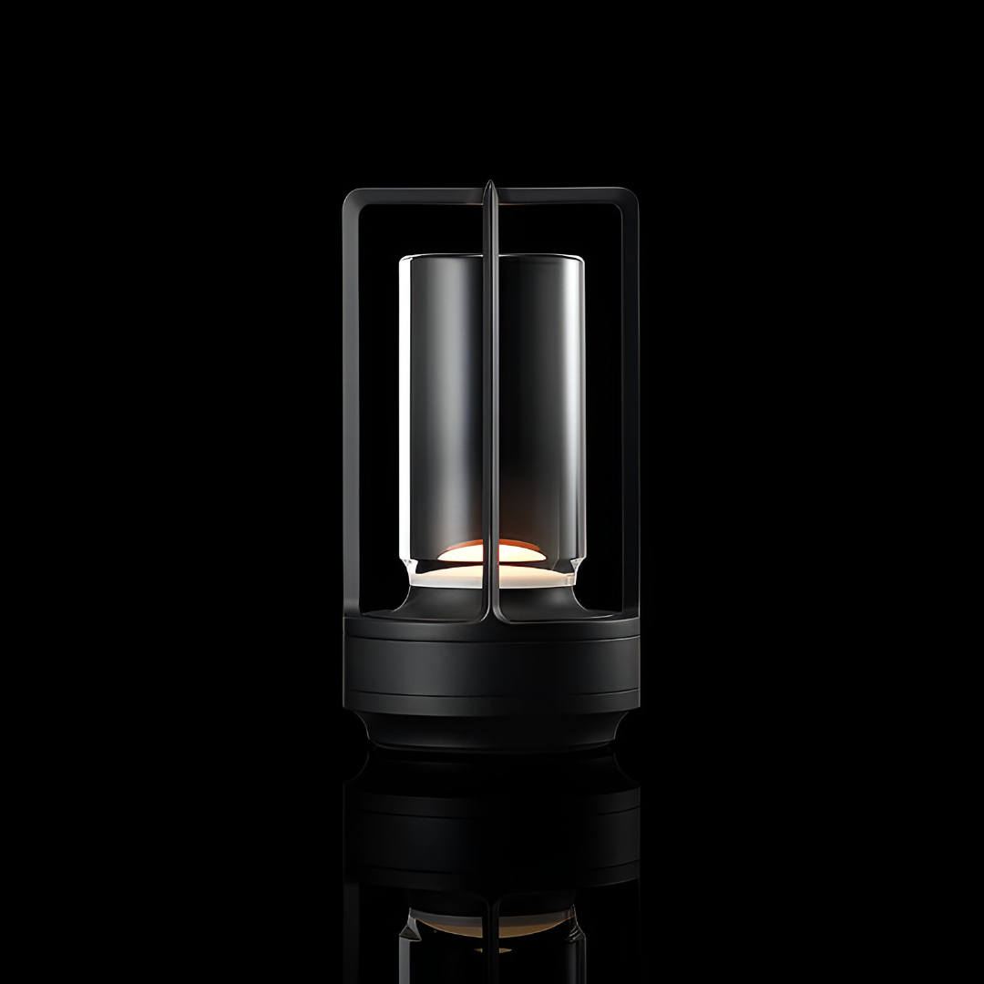 Modern mood lamp – Elegant cylindrical table lamp with warm light