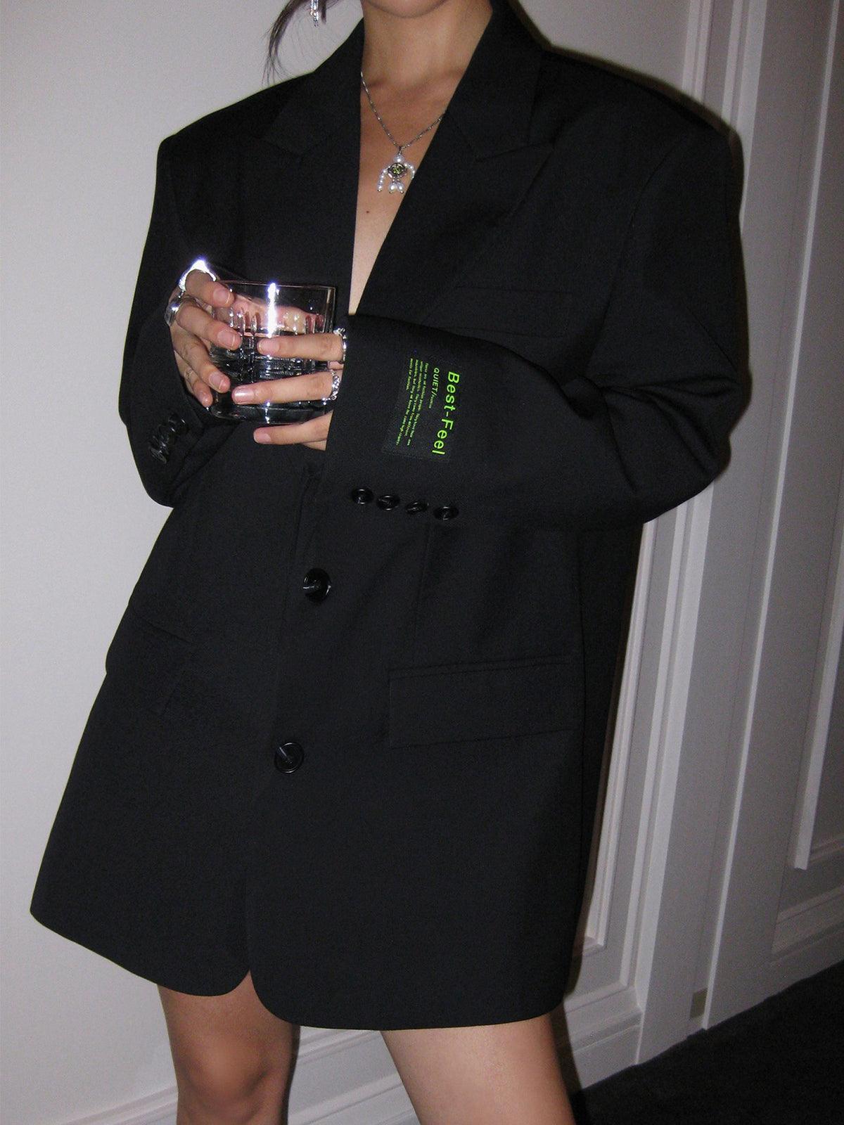 Oversized Klassisk Blazer med Tidløst Design