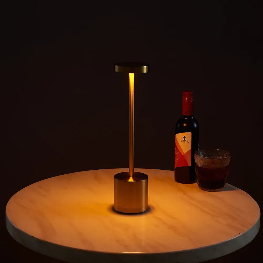 Trådløs Touch Bordlampe med Varmt Lys
