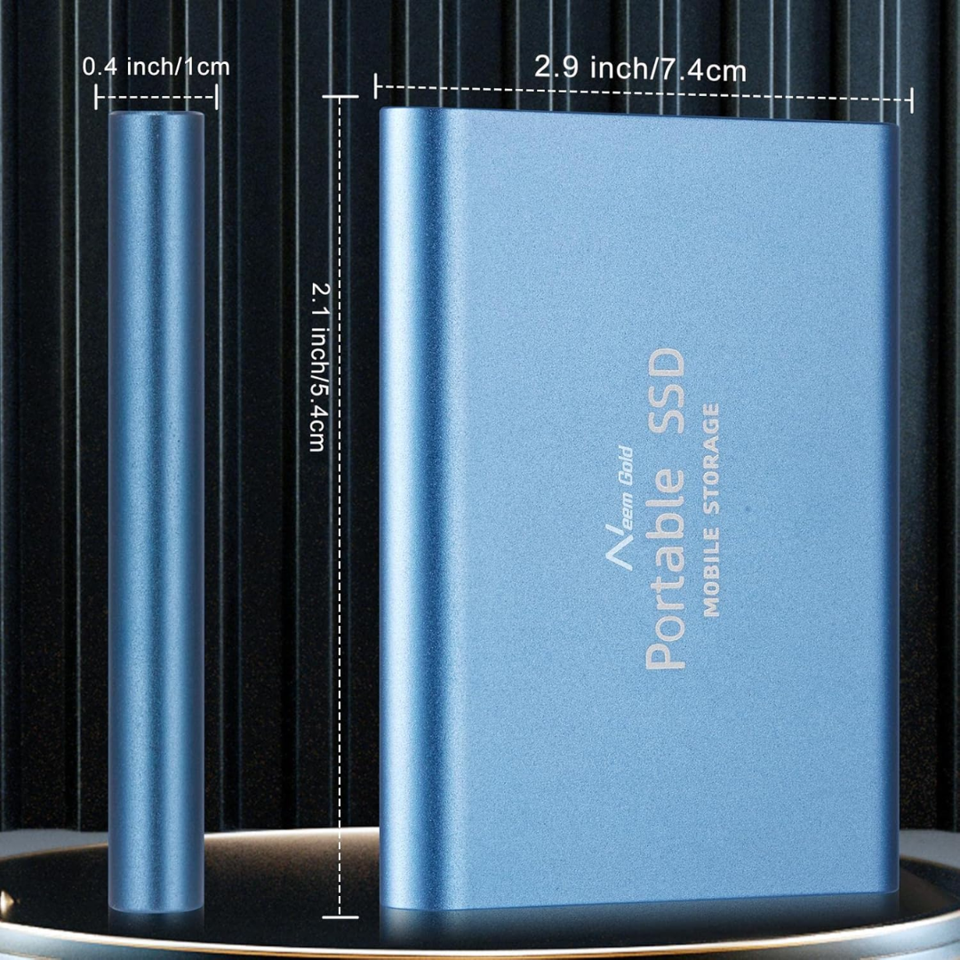 Bærbar SSD – Ekstern Bærbar Lagerplads til Laptop & Computer