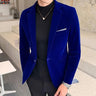 Velour Blazer til Herrer - Elegant og Komfortabel