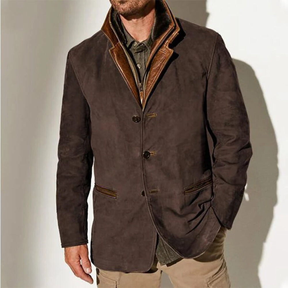 Vintage Look Jakke til Mænd med Slim Fit