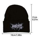 Broderet vinterhue – Unisex varm beanie med streetstyle look