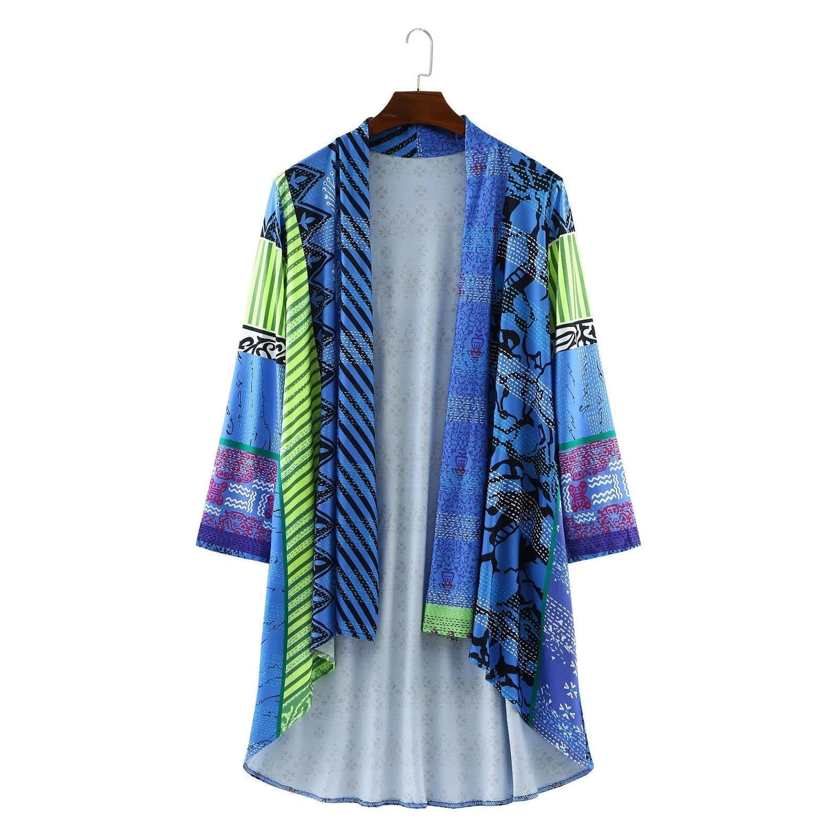 Vintage Damebluse med Lange Ærmer - Komfort og Stil