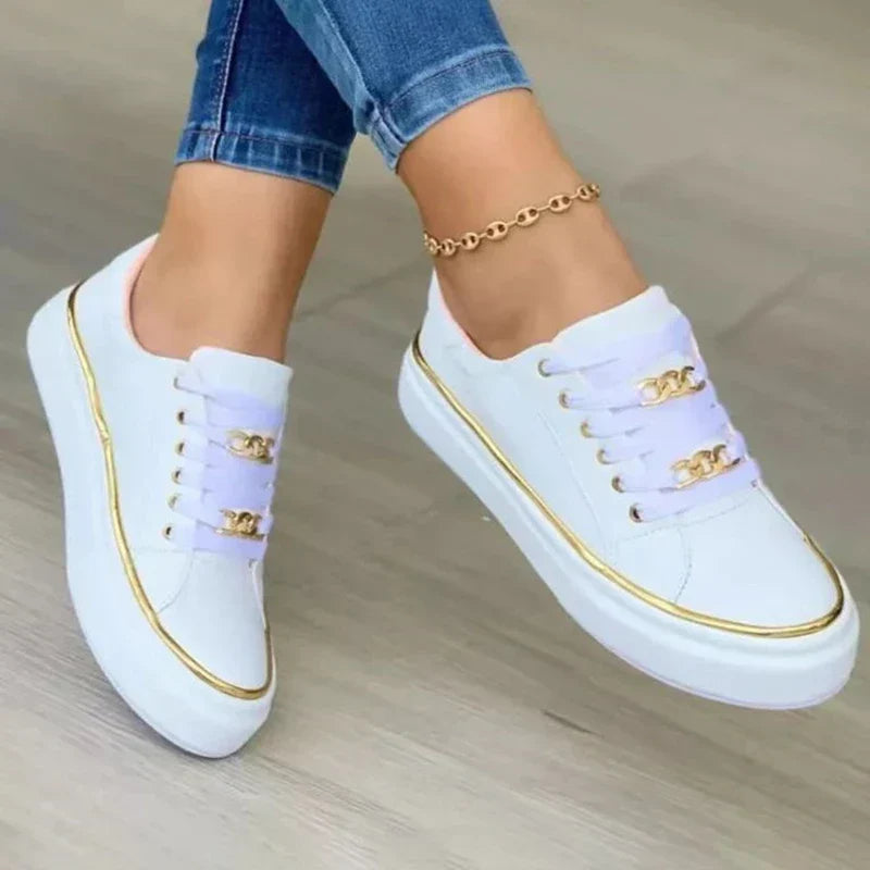 Komfortable Dame Sneakers med Støttende Design