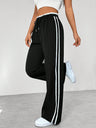 Women's Training Pants – Wide Pants with Double Side Stripe
