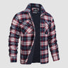 Herre Flannel Vintervest med Vatteret Foring