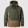 Men's Outdoor Winter Jacket – Warm Windproof Anorak with Hood