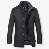 Herren Winterjacke – Klassisch und Elegant mit hohem Kragen