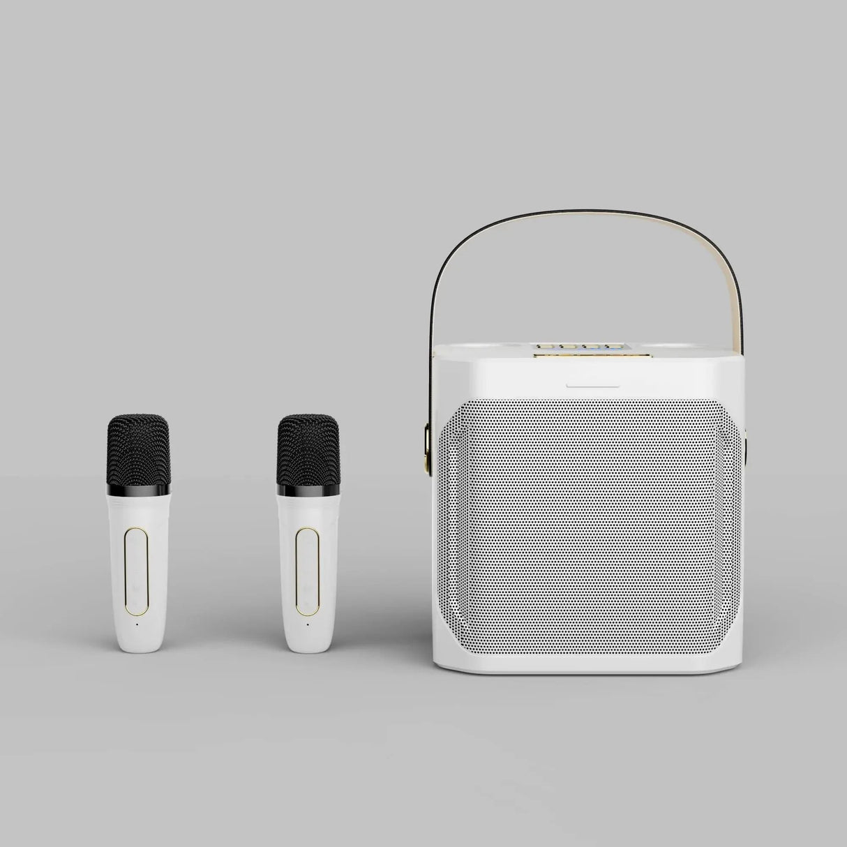 Bærbar Karaoke Bluetooth Højttaler med 360° Surround og Subwoofer