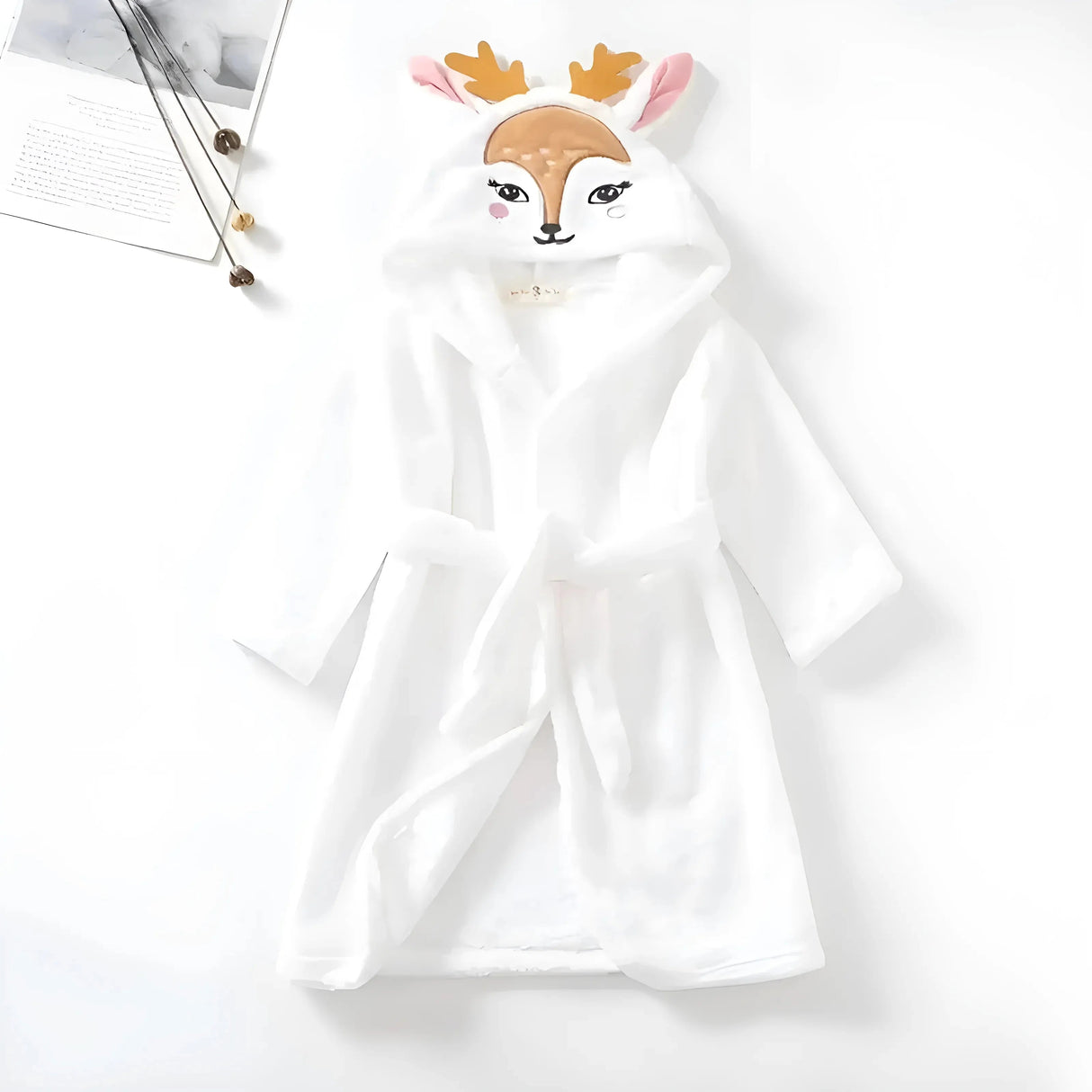 Børnehoodie med Sødt Rådyrmotiv