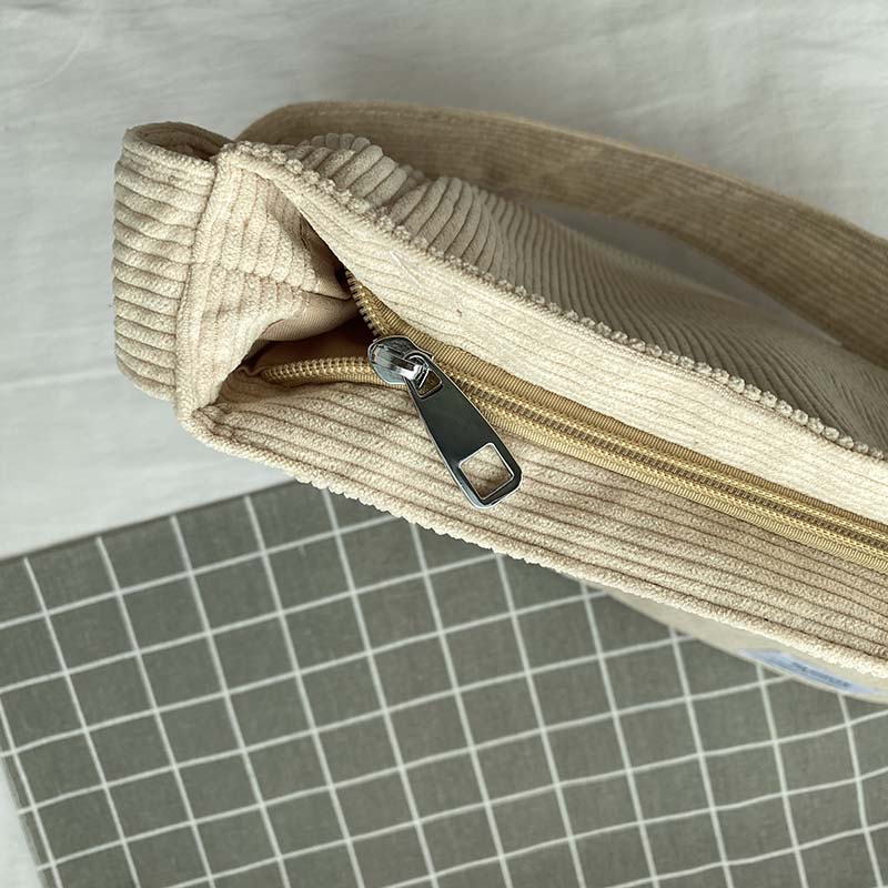 Bæredygtig canvas skuldertaske med justerbar rem