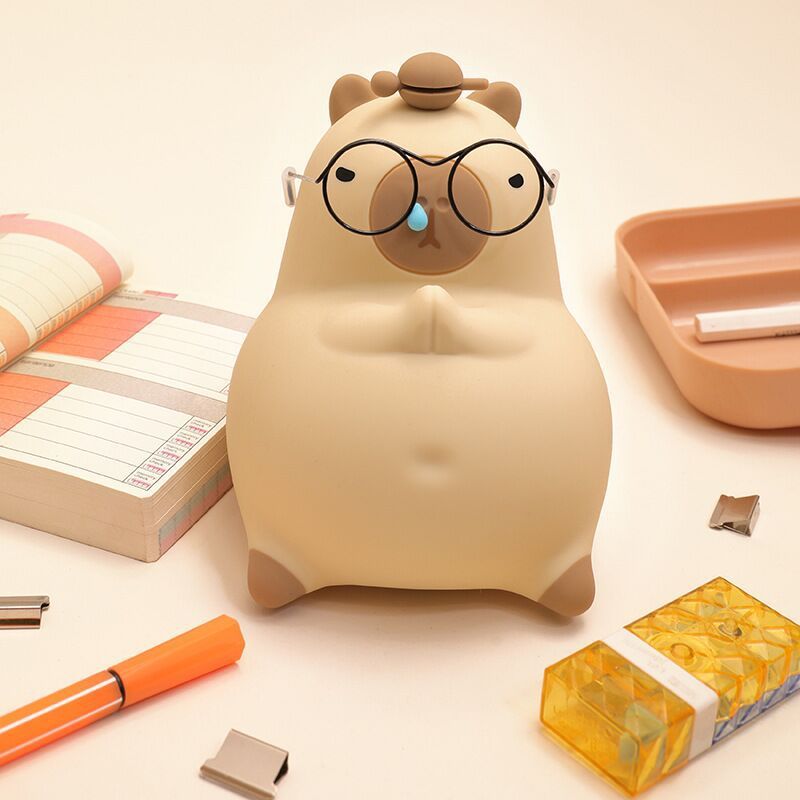 Sød Hamster Natlampe – Varmt LED Lys & Krammevenligt Design