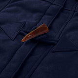 Women's winter jacket – Warm sherpa jacket with hood and toggle closure