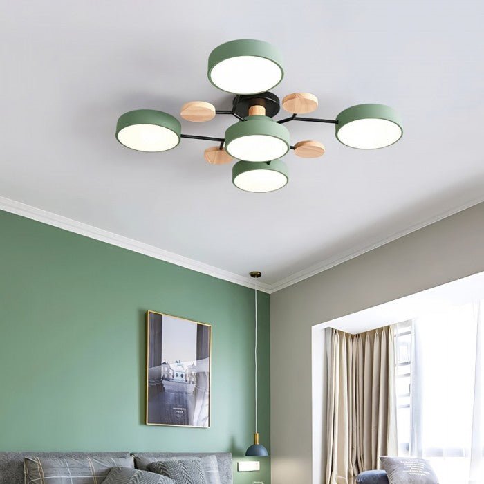 Skandinavisk LED Loftlampe - Moderne, Energibesparende og Bæredygtigt Design