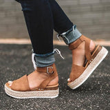 Sommer Platform Espadrille Sandaler til Damer