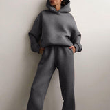 Dame Komfortabelt Oversized Lounge Jogging Sæt