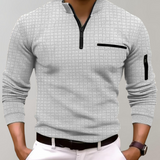 Langærmet Polo Shirt til Mænd - Klassisk og Komfortabel