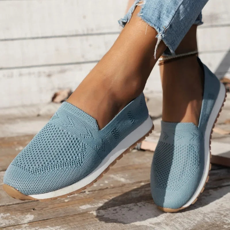 Ortopædiske Dame Slip-ons - Komfortable Slip-ons med Åndbar Fodseng
