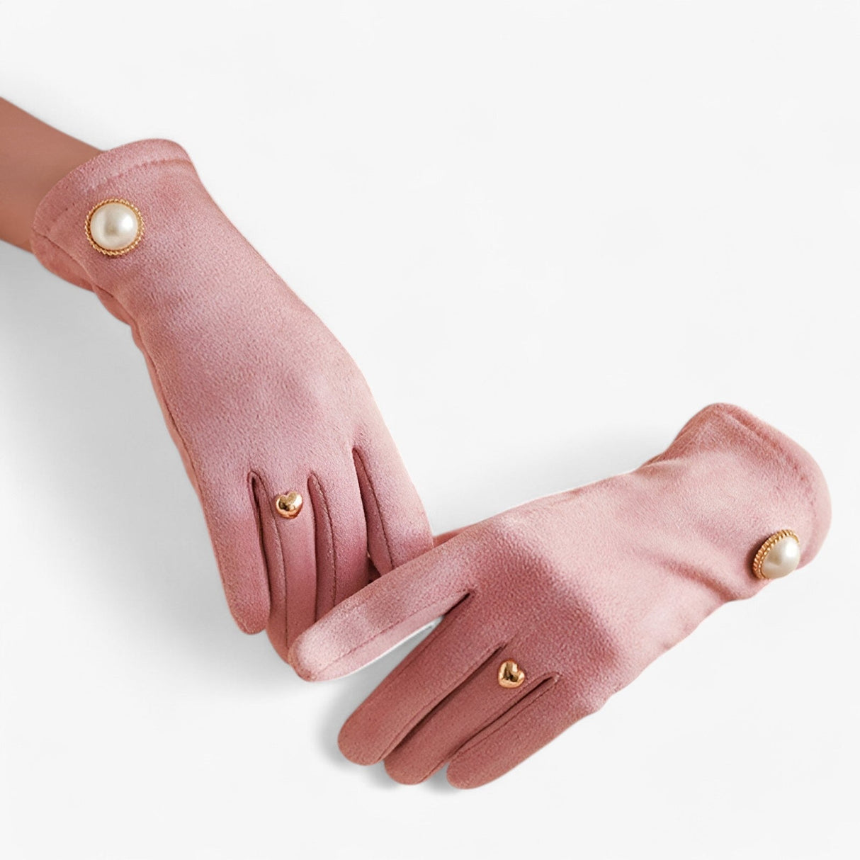 Élégance Pearl Handsker – Elegantes Winterdesign mit luxuriösen Details
