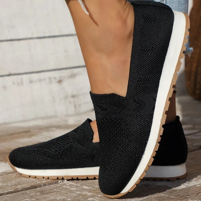 Ortopædiske Dame Slip-ons - Komfortable Slip-ons med Åndbar Fodseng