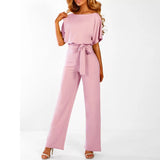 Stilfuld Jumpsuit med Flatterende Pasform