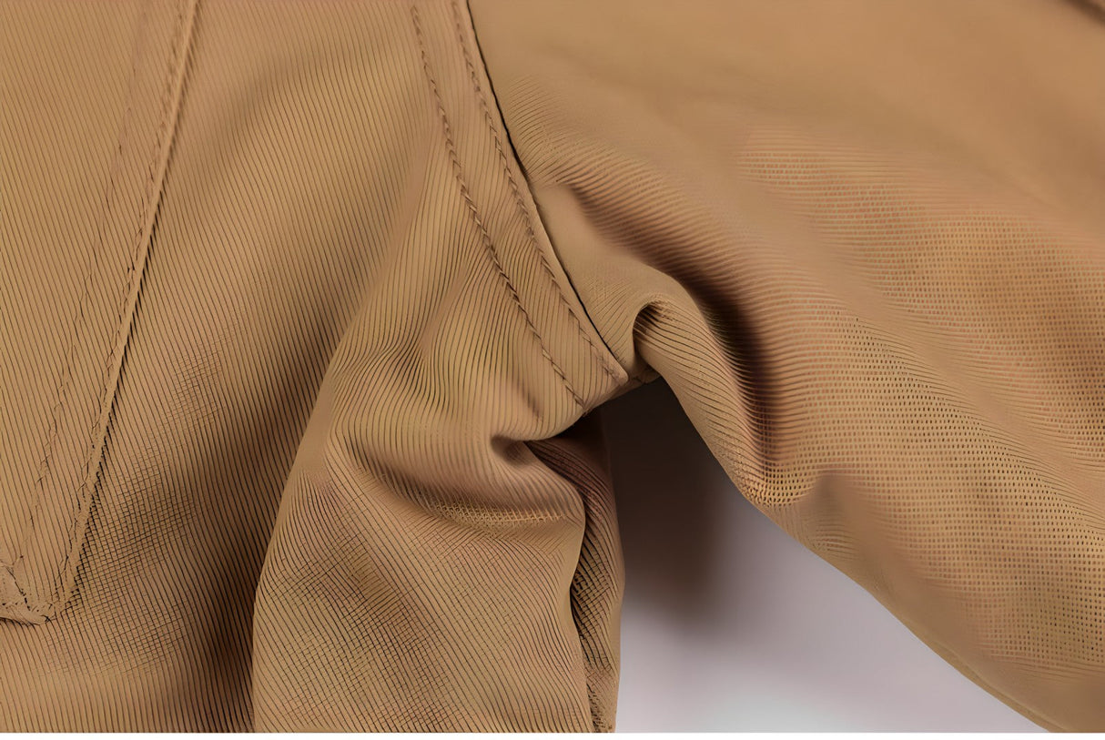 Vandtæt vinterjakke til herrer – Outdoor jakke med fleece hætte og lommer