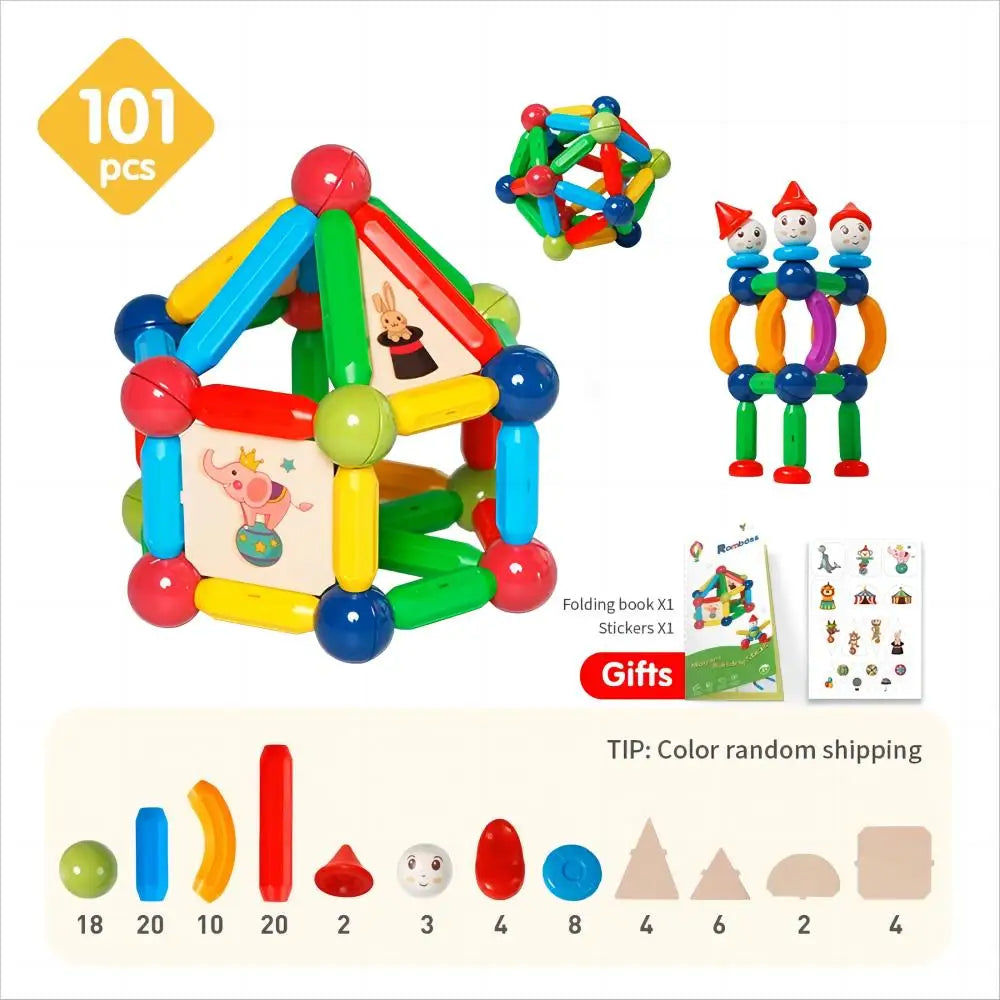 Magnetic Building Set for Children – Creative Educational Toy