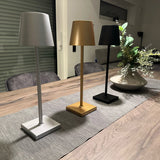 Trådløs Genopladelig Bordlampe med Dæmpbar LED Belysning