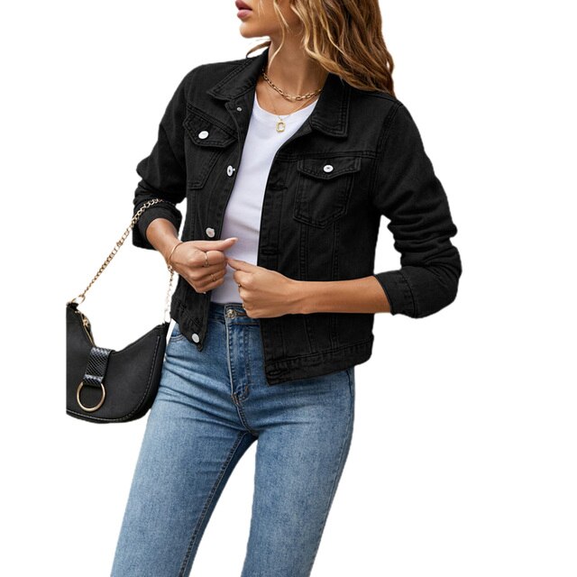 Casual Denim Jakke Damer | Stilfuld & Komfortabel