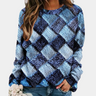 Farverig damebluse med print - Stilfuld og komfortabel