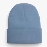 Basic Strikket Beanie – Unisex Vinterhue med Minimalistisk Design