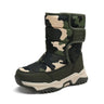 Children's winter boots – Warm camouflage snow boots with non-slip sole