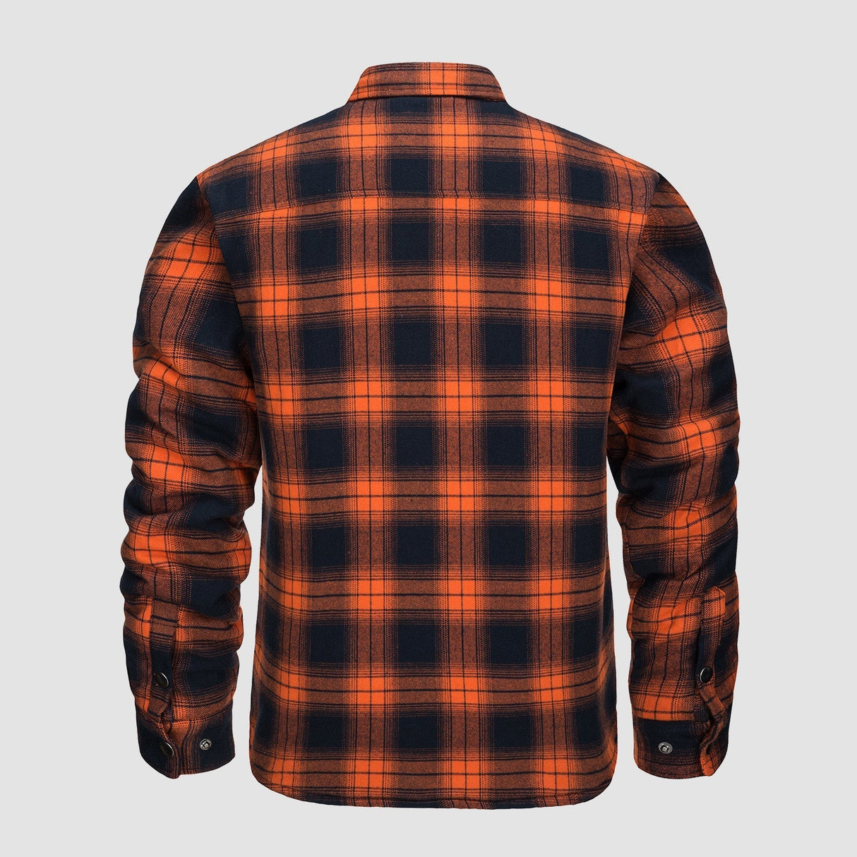 Herre Flannel Vintervest med Vatteret Foring