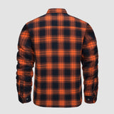 Herre Flannel Vintervest med Vatteret Foring