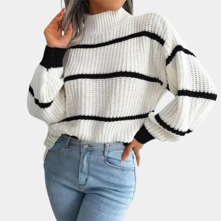 Elegant Damebluse i Ren Ny Uld med Tidløst Snit