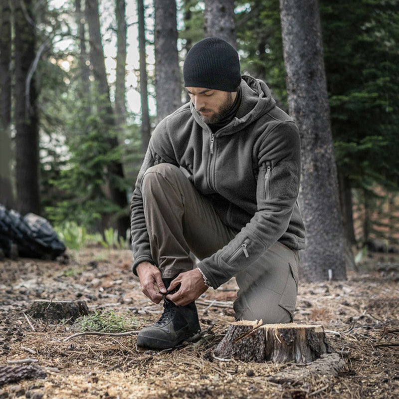 Taktisk Fleecejakke til Herrer – Varm, Funktionel & Outdoor-sikker
