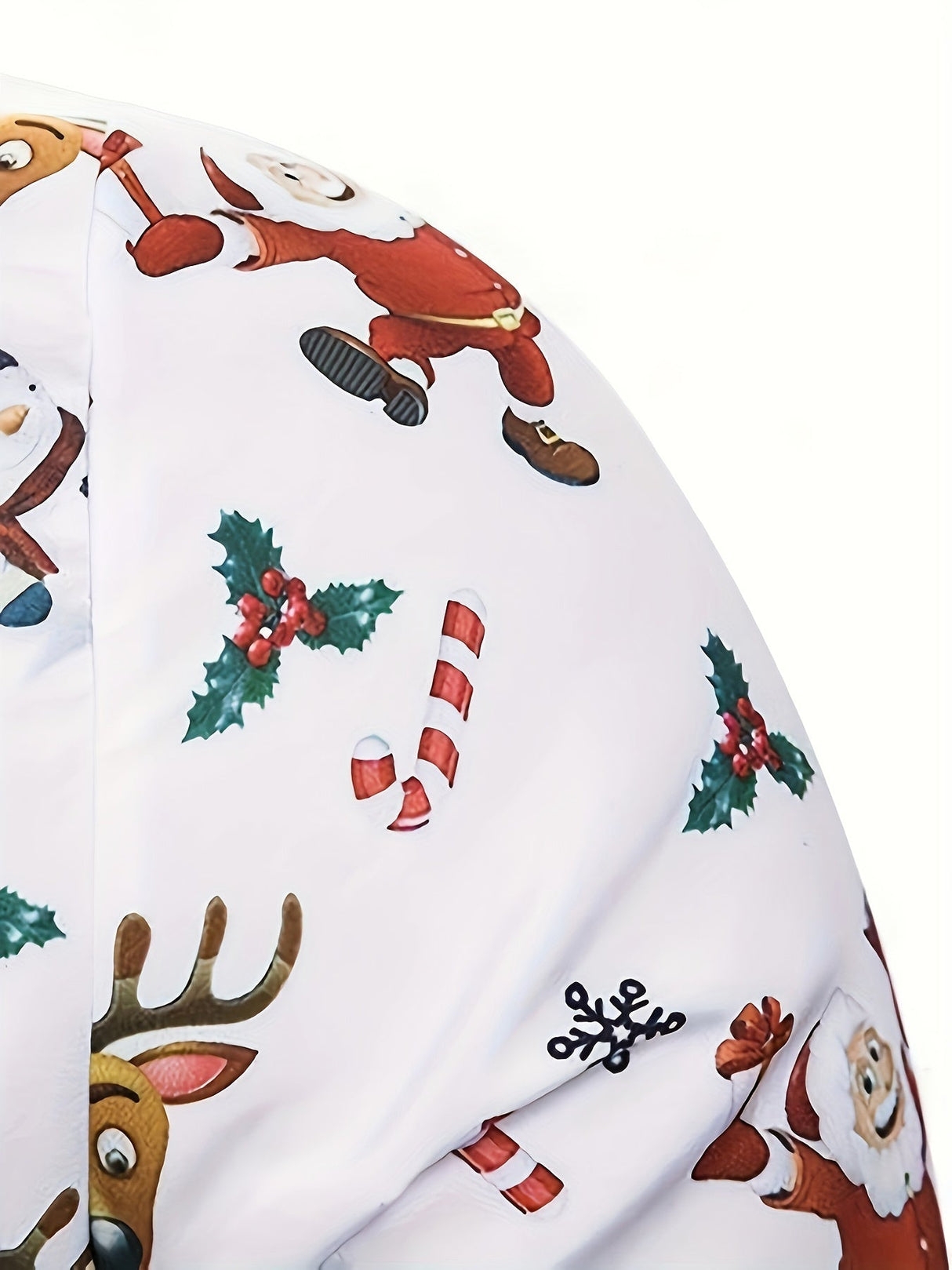 Herre Jule Skjorte – Lange Ærmer Festlig Xmas Skjorte