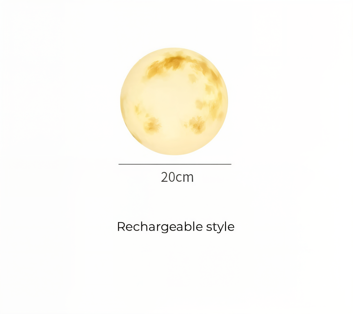 Atmospheric moon lamp for outdoor use – Decorative garden lighting